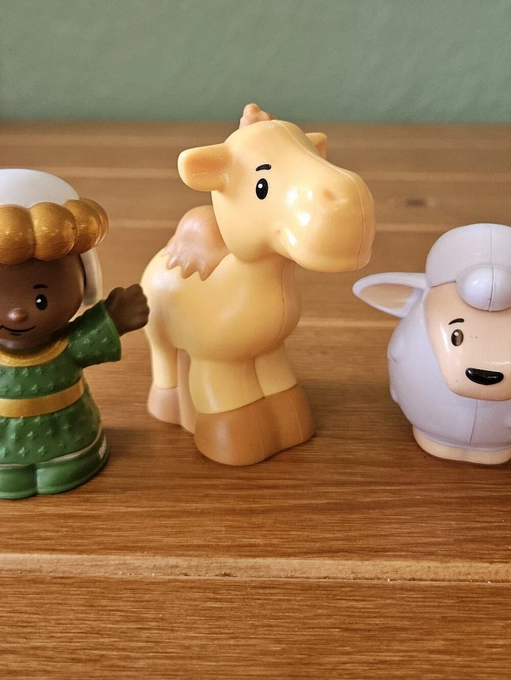 Fisher Price Little People Replacement Parts Sheep, Giraffe and Wiseman Figures